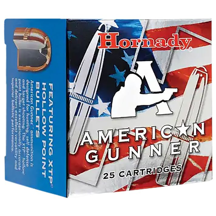 Hornady 90104 American Gunner380ACP 90gr Hornady XTP Hollow Point 25 Per Box/10 Case