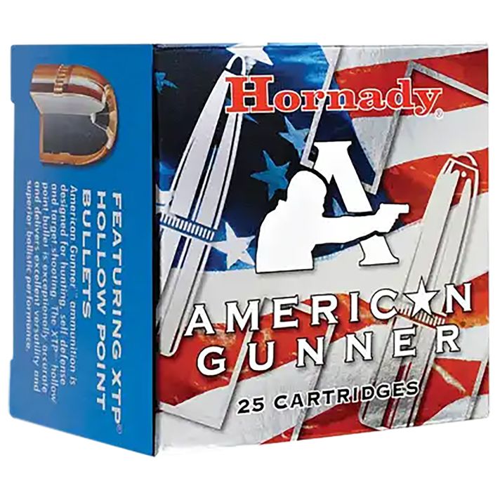 Hornady 90244 American Gunner9mmLuger 115gr Hornady XTP Hollow Point 25 Per Box/10 Case