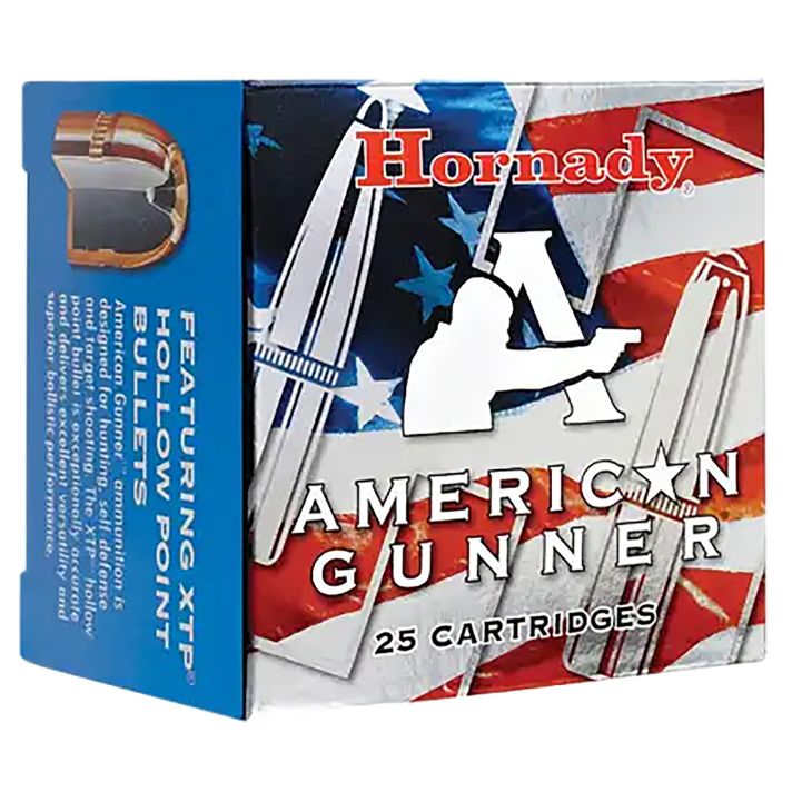 Hornady 91364 American Gunner40S&W 180gr Hornady XTP Hollow Point 25 Per Box/10 Case