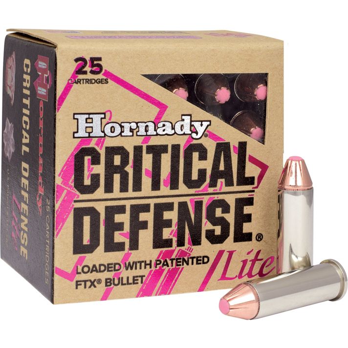 Hornady 90240 Critical Defense Lite 9mmLuger 100gr Hornady Flex Tip eXpanding 25 Per Box/10 Case
