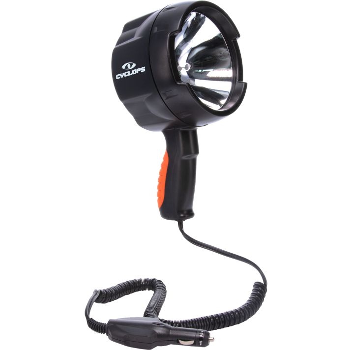 Cyclops CYCHS140012V Spotlight 12V Direct 1400 Lumens White Halogen Black Polymer 450 Meters