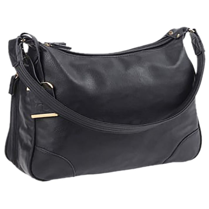 Bulldog BDP010 Hobo Purse w/Holster Black Leather for Most Small Autos & Revolvers Ambidextrous Hand