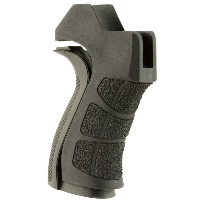 ATI Outdoors A5102342 X2 Pistol Grip Made of DuPont Zytel Polymer With Black Textured Finish for AR-15, AR-10, Ruger 22 Charger