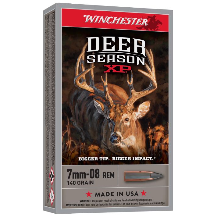 Winchester Ammo X708DS Deer Season XP7mm-08Rem 140gr Extreme Point 20 Per Box/10 Case