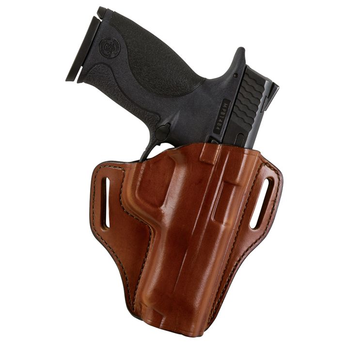 Bianchi 25052 57 RemedyOWB Size 01 Tan Leather Belt Slide Fits S&W J Frame Fits S&W 36 Fits S&W 640 Right Hand