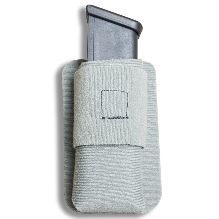 Vertx VTX5110 MAK Mag Pouch Single Gray Velcro One-Wrap Belt Loop 45 ACP