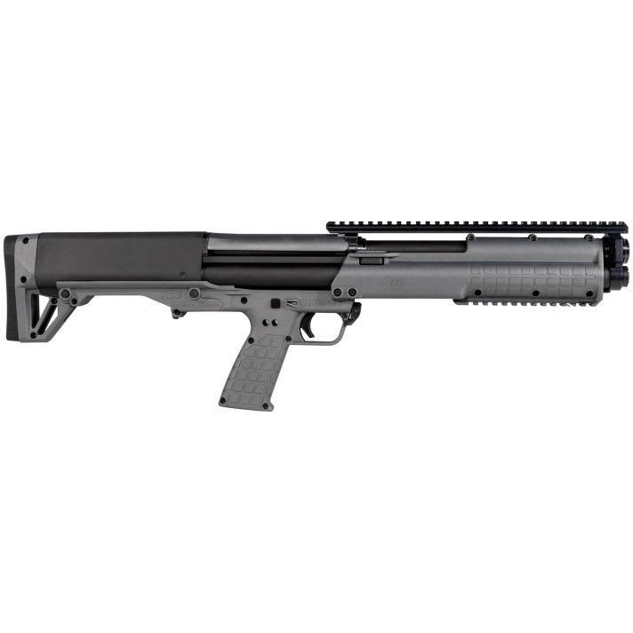 Kel-Tec KSGGY KSGSports South Exclusive 12 Gauge 14+1 3" 18.50" Barrel, Exclusive Tactical Gray Fixed Bullpup Stock, Includes Picatinny Rails