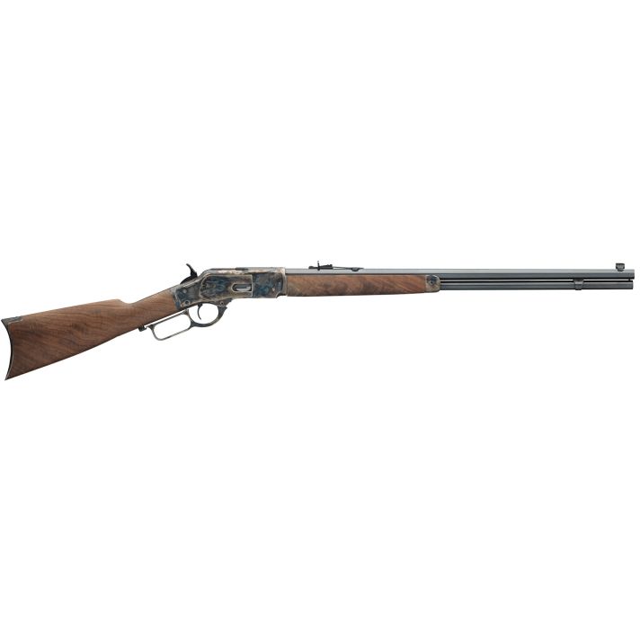 Winchester Guns 534217137 Model 1873 Sporter 38 Special, 357 Mag 14+1 Cap 24" Octagon Barrel Color Case Hardened Rec Satin Oiled Walnut Fixed Straight Grip Stock Right Hand (Full Size)