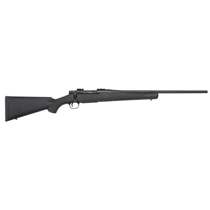 Mossberg 27864 Patriot308 Win 5+1 22" Fluted Barrel w/Recessed Match Crown, Matte Blued Metal Finish, Spiral-Fluted Bolt, Synthetic Stock, Drop Box Magazine, Adjustable LBA Trigger