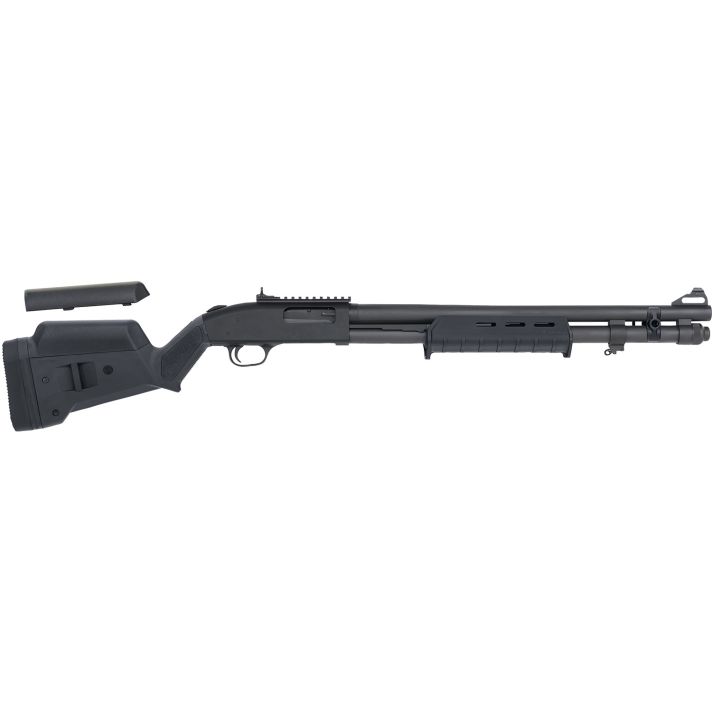 Mossberg 51773 590A1 Tactical 12 Gauge 3" 8+1 20" Parkerized Heavy-Walled Barrel Black Rec Black Fixed Magpul SGA/MOE Stock Right Hand