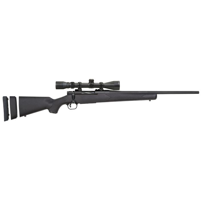 Mossberg 27867 Patriot Super Bantam 308 Win Caliber with 5+1 Capacity, 20" Fluted Barrel, Matte Blued Metal Finish & Black Synthetic Stock Right Hand (Youth) Includes 3-9x40mm Scope