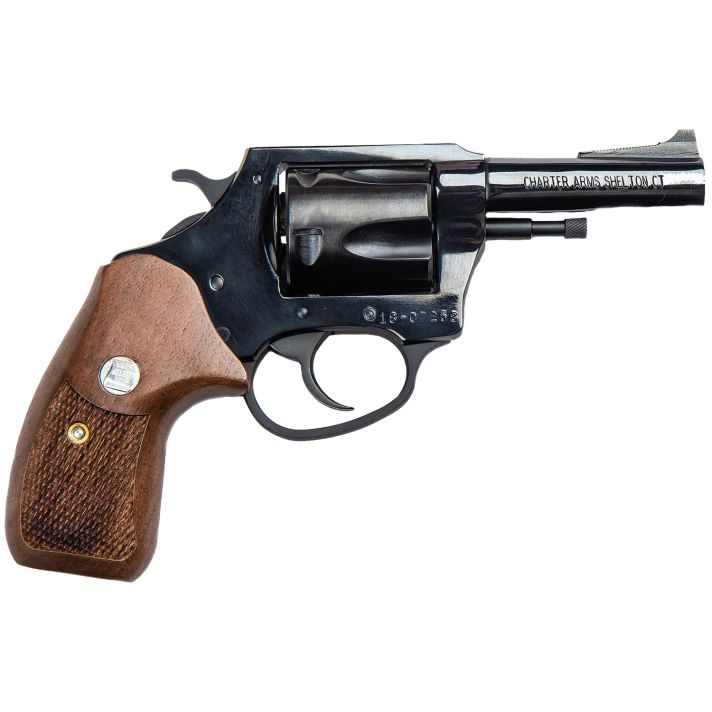 Charter Arms 34431 Bulldog Special Classic Large 44 Special, 5 Shot 3" Blued Carbon Steel Barrel, Cylinder & Frame w/Wood Grip