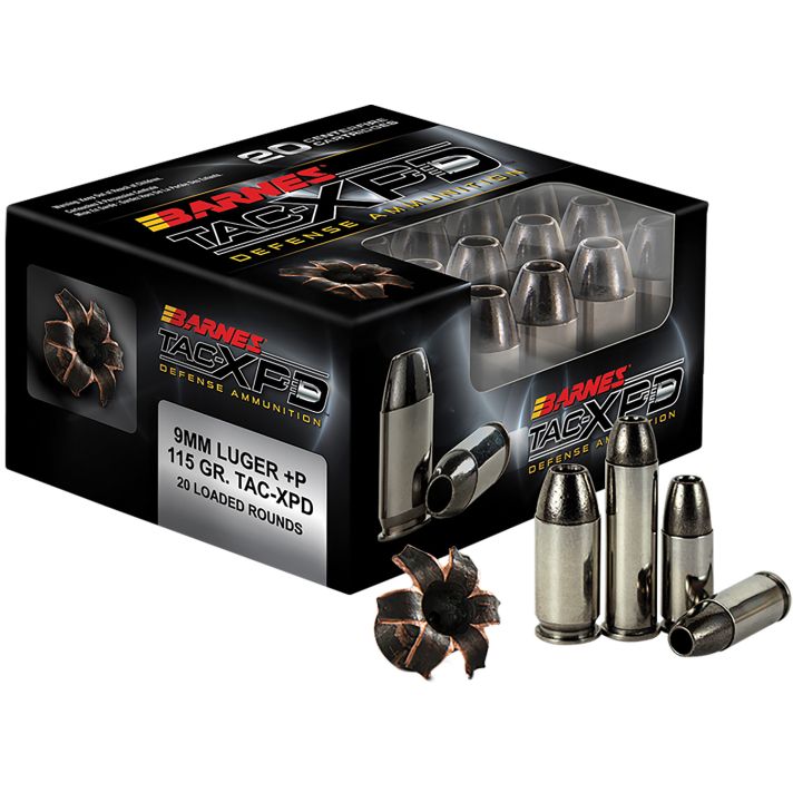 Barnes Bullets 21550 TAC-XPD Defense Handgun 357Mag 125gr 20 Per Box/10 Case