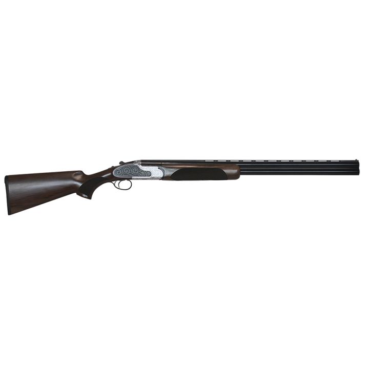 CZ-USA 06455 WingShooter Elite 12 Gauge 3" 2rd 28" Gloss Black Chrome Barrel, Engraved Satin-Gloss Chrome Metal Finish, Turkish Walnut Stock Includes 5 Chokes