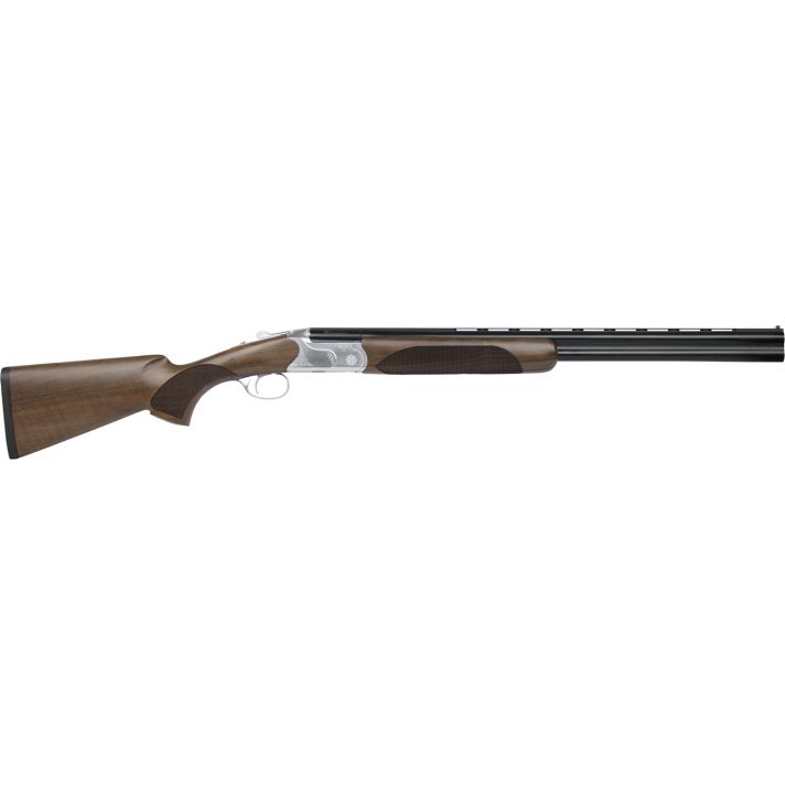 CZ-USA 06469 Redhead Premier Reduced Length 20 Gauge Compact 3" 2rd 24" Gloss Black Chrome Barrel, Silver Satin Chrome Metal Finish, Turkish Walnut Stock Includes 5 Chokes