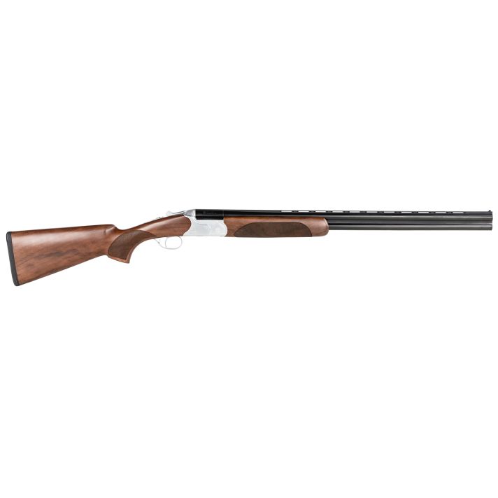 CZ-USA 06473 Redhead Premier 20 Gauge 3" 2rd 28" Gloss Black Chrome Barrel, Silver Satin Chrome Metal Finish, Turkish Walnut Stock Includes 5 Chokes