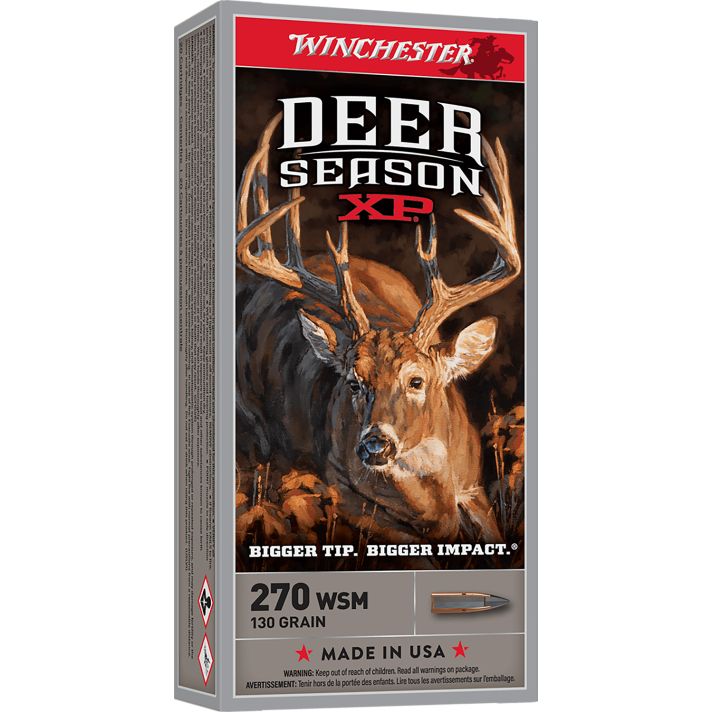 Winchester Ammo X270SDS Deer Season XP270WSM 130gr Extreme Point 20 Per Box/10 Case