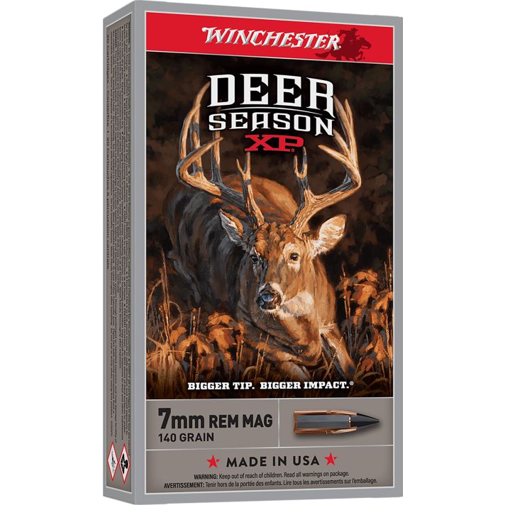 Winchester Ammo X7DS Deer Season XP7mmRemMag 140gr Extreme Point 20 Per Box/10 Case