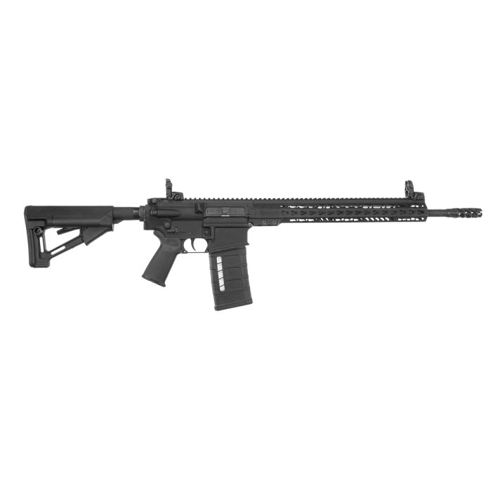 ArmaLite AR10TAC18 AR-10 Tactical 308 Win25+1 18" Barrel, Black Cerakote Receiver, Black Hard Coat Anodized Barrel, Adjustable Magpul STR Collapsible Stock, Flash Hider, Optics Ready