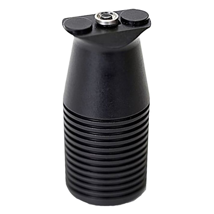 Ergo 4231BK Mini Max Vertical Forward Grip Black Ribbed Anodized Aluminum, KeyMod Mount