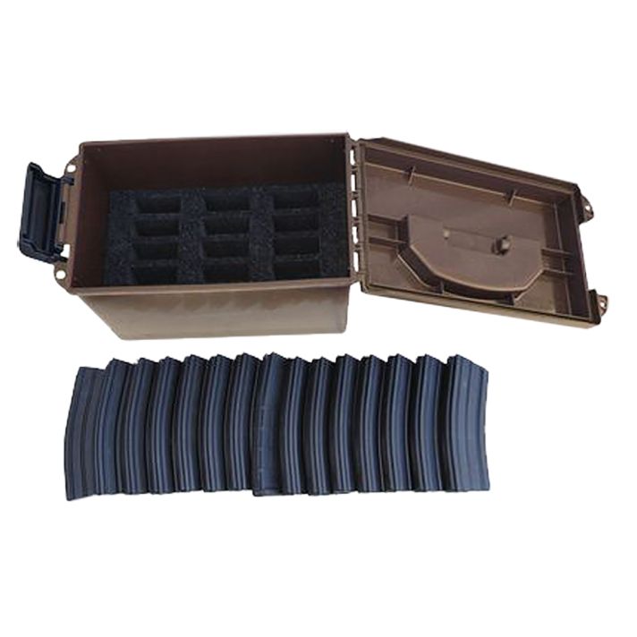 MTM Case-Gard TMC15 Tactical Mag CanFlat Dark Earth Polymer 5.56x45mm NATO Fits AR-Platform