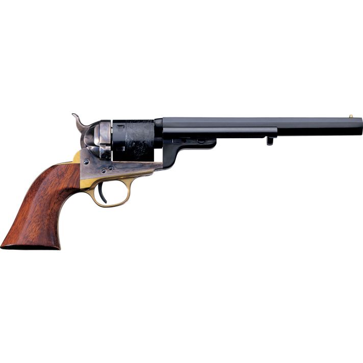 Taylors & Company 550733 1851 C. Mason 38 Special 6rd Shot 5.50" Blued Round Barrel Blued Cylinder Color Case Hardened Color Case Hardened Steel Frame Walnut Grip
