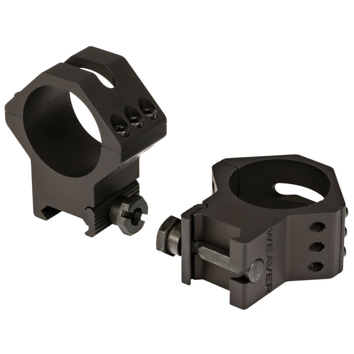 Weaver Mounts 99684 Six-Hole Picatinny RingsMatte Black 34mm High