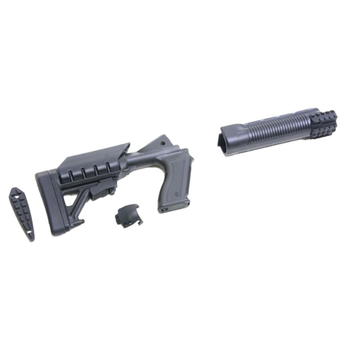 Archangel AA500 Tactical Pistol Grip StockBlack Synthetic 6 Position forMossberg 500, 590