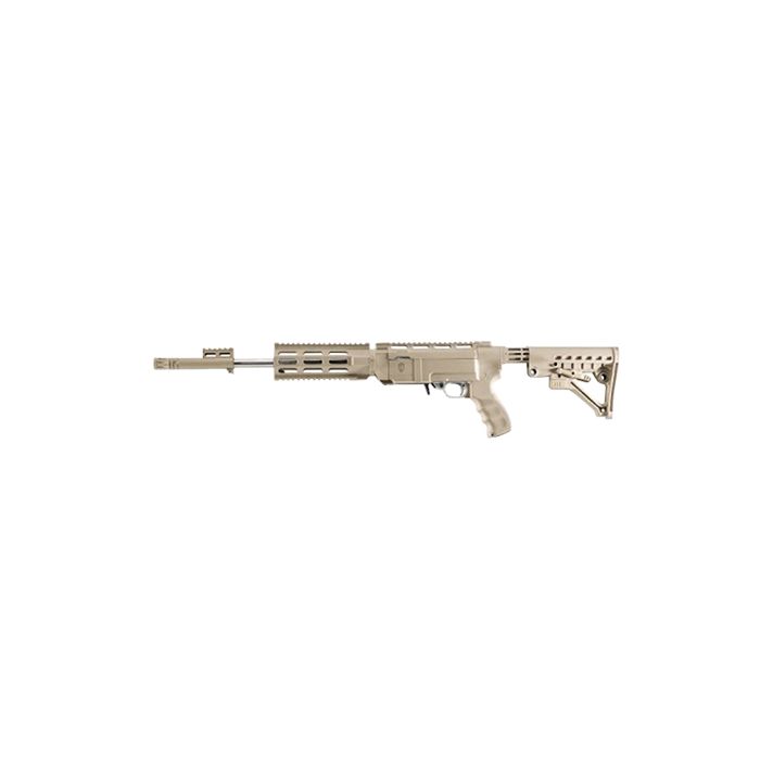 Archangel AA556RNBDT AR-15 Style Conversion Stock Desert Tan Synthetic 6 Position Collapsible for Ruger 10/22 (No Bayonet)