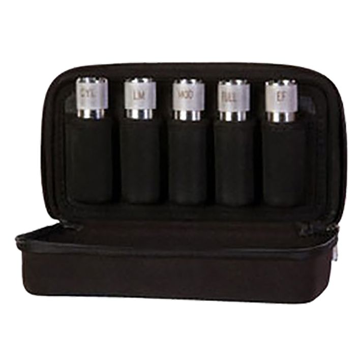 Carlson's Choke Tubes 00400 Choke Tube Case Protective Case Black Holds 5 Chokes Nylon Textured