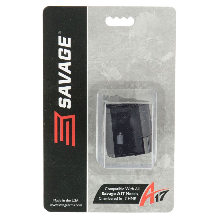Savage Arms 90022 A17/B1710rd Rotary 17 HMR Black Polymer
