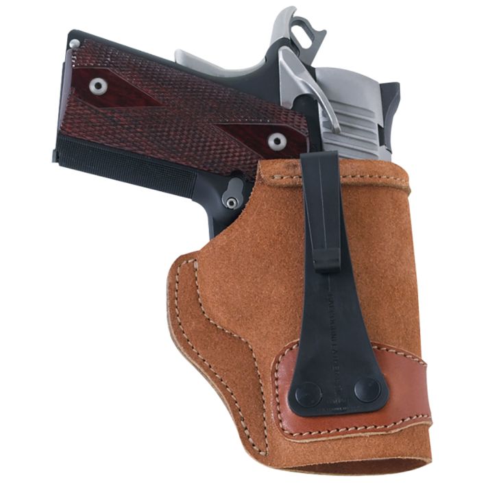 Galco TUC158B Tuck-N-Go 2.0 IWB Black Leather UniClip/Stealth Clip Fits Charter Arms Undercover/S&W J Frame 2.25" Ambidextrous