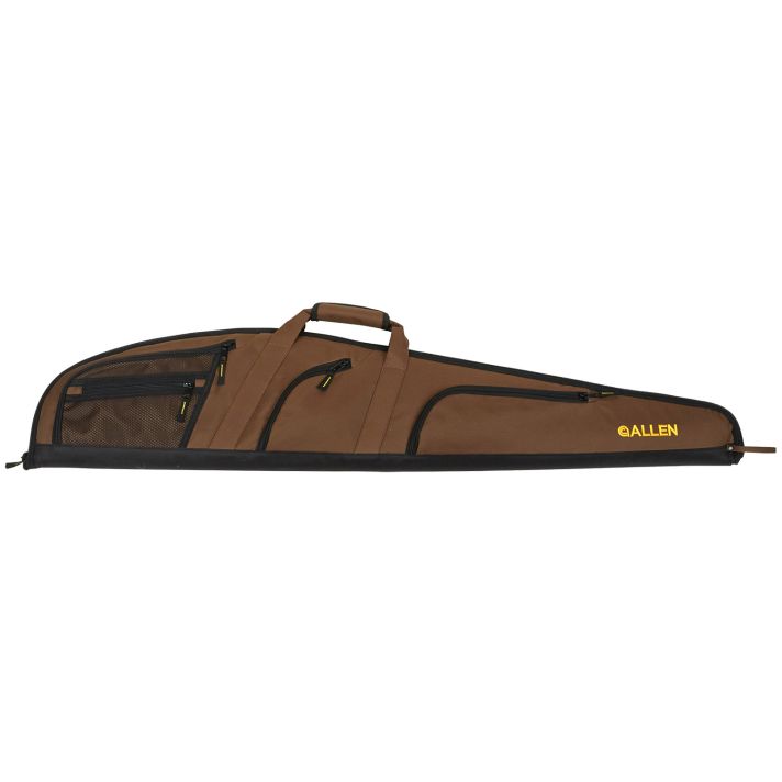 Allen 99452 Daytona Shotgun Case 52" Mocha Brown Endura w/ Black Trim Adjustable Sling, 4 Pockets & Easy Clean Lining