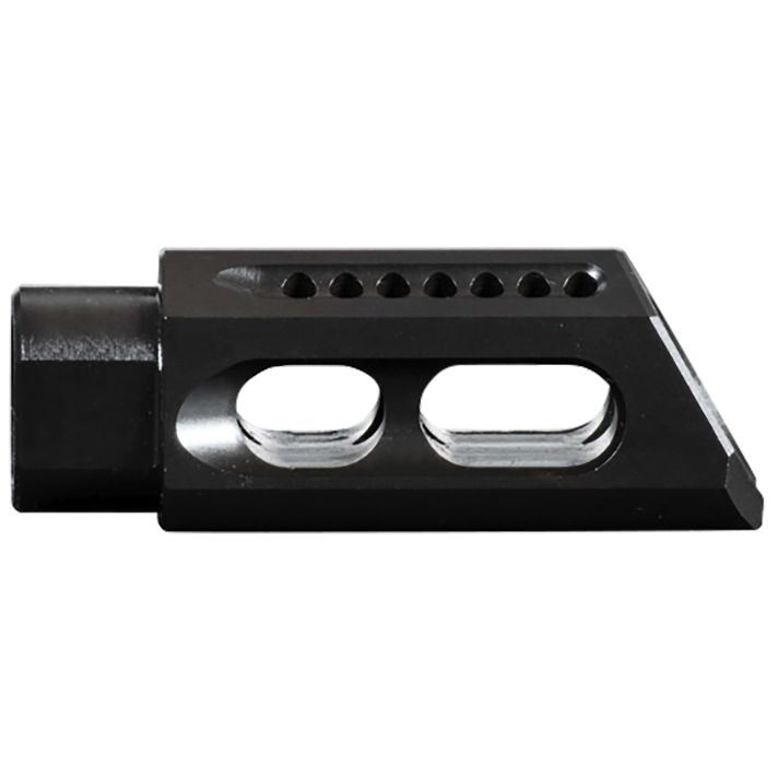 Yankee Hill 26MBA Slant Muzzle Brake Black Steel with 1/2"-28 tpi Threads & 2.50" OAL for 5.56x45mm NATO AR-Platform