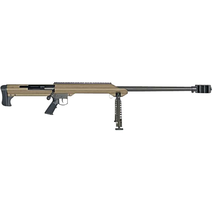 Barrett 13272 M99416 Barrett 1rd 32" Heavy Barrel, Flat Dark Earth Cerakote Aluminum Receiver, Flat Dark Earth Fixed Synthetic Stock w/Sorbothane Recoil Pad, Manual Safety, Optics Ready
