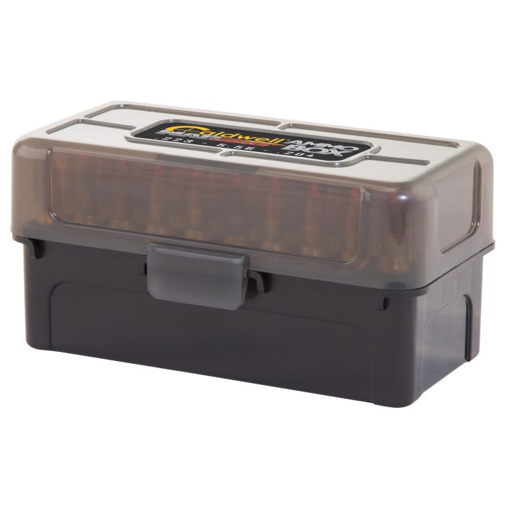 Caldwell 397623 Mag Charger Ammo Box 223Rem/204Ruger Brown Polymer 50rd