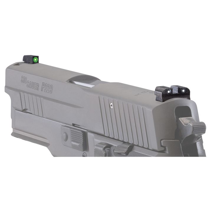 Sig Sauer Electro-Optics SOX10001 X-Ray3 Day/Night SightsGreen Tritium Green Outline Front Sight- Green Tritium Black Outline Rear Sight