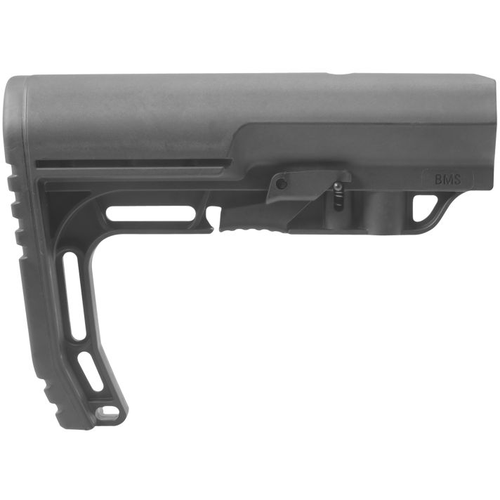 Mission First Tactical BMS Battlelink Minimalist Stock Collapsible Black Synthetic for AR-15, M16, M4 with Commercial Tubes (Tube Not Included)