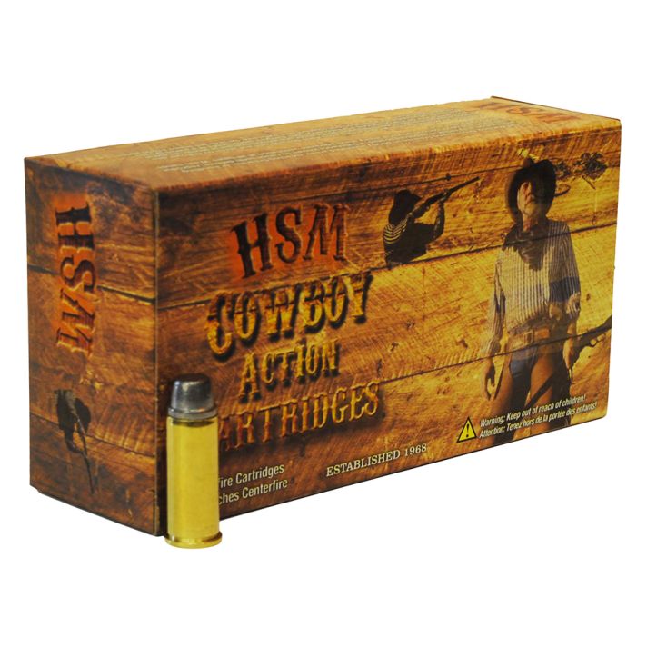HSM 45702N Cowboy Action45-70 Gov 405 gr Round Nose Flat Point 20 Per Box/ 25 Case