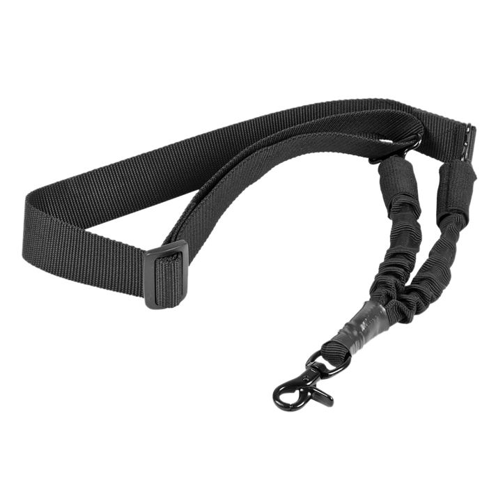 NcStar AARS1P Single Point SlingBlack Nylon 44"-60" OAL Adjustable Bungee