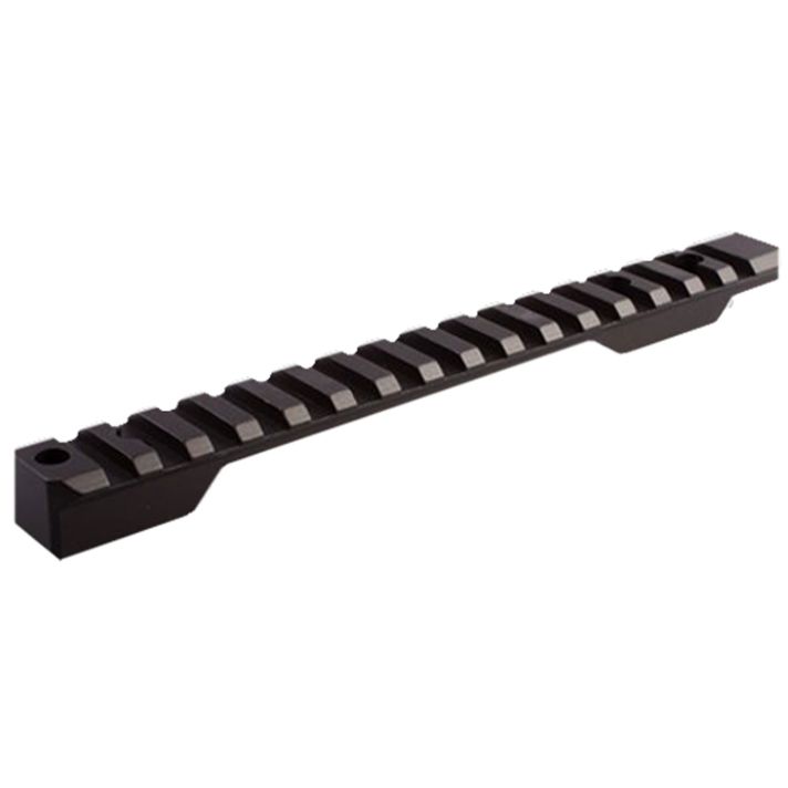 Talley PLO258700 Remington 700 Picatinny RailBlack Anodized Long Action 0 MOA