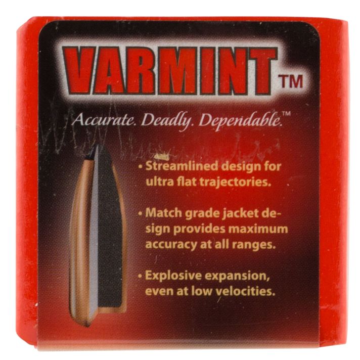 Hornady 2240 Traditional Varmint 22 Cal .224 50 gr Spire Point SX 100 Per Box/ 40 Case