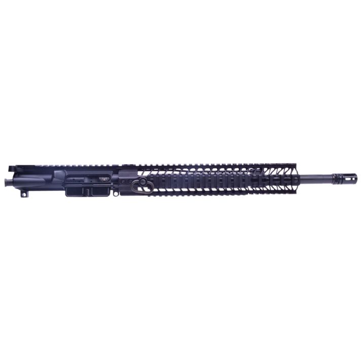Spikes STU5035S2S Complete Upper5.56x45mm NATO 16" Black Phosphate/Midlength Barrel, 7075-T6 Aluminum Black Receiver, 12" SAR3 Free-Floating Handguard for AR-15