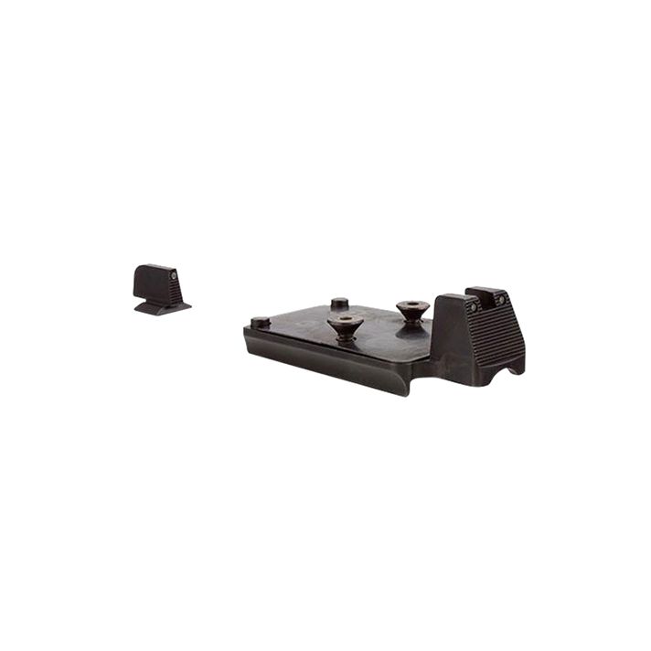 Trijicon 600757 Bright & Tough Night SightsGreen/Tritium Black Outline Front Sight-Green Tritium Black Outline Rear Sight RMR/SRO 1911/2011