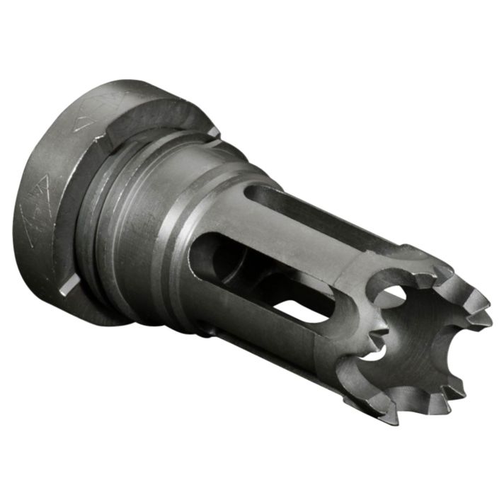 Yankee Hill 310228A Phantom Flash Hider Black Phosphate Steel with 1/2"-28 tpi Threads for 5.56x45mm NATO AR-Platform